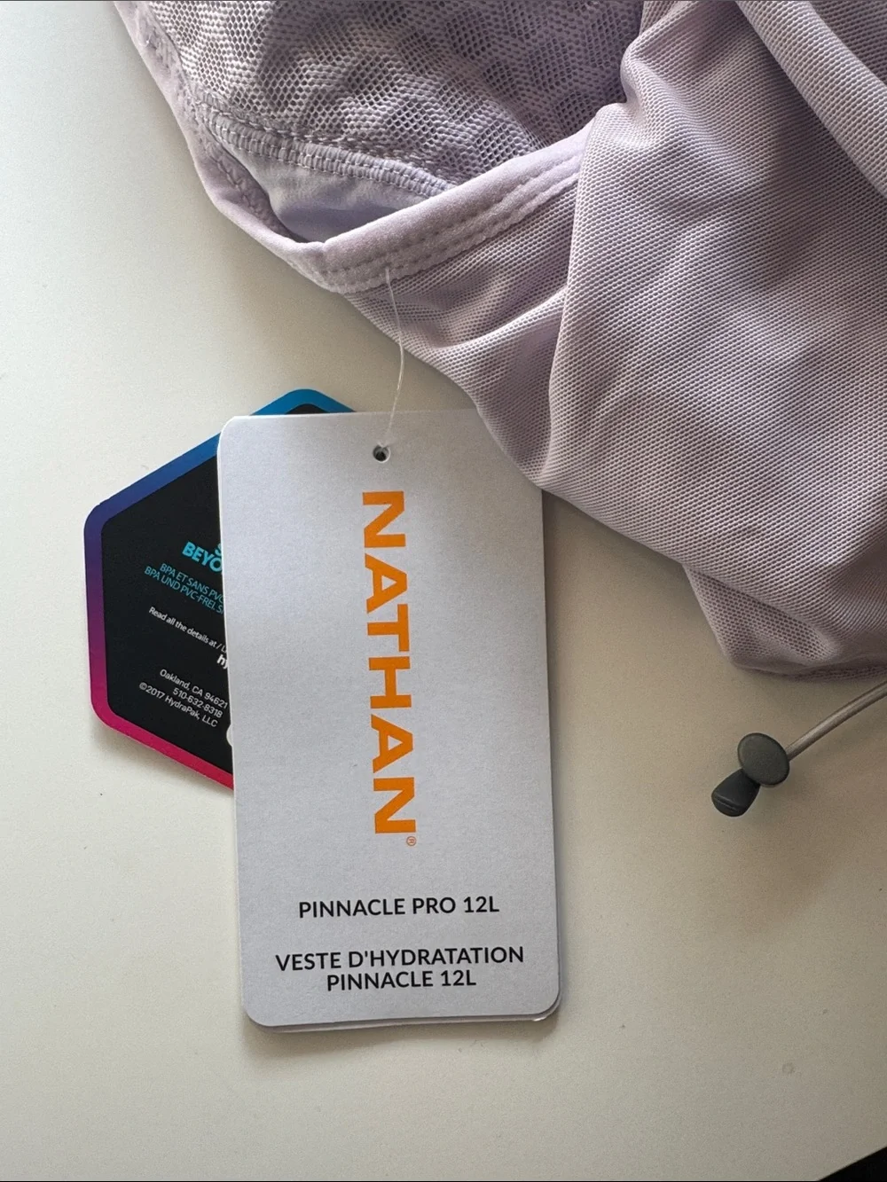 Women's Light Lavender Hydration Vest Pack
